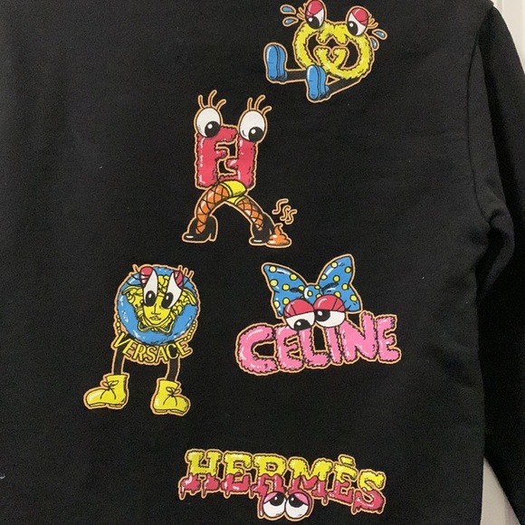 DomRebel Brand Names Graffiti Sweatshirt - Picture 6 of 6